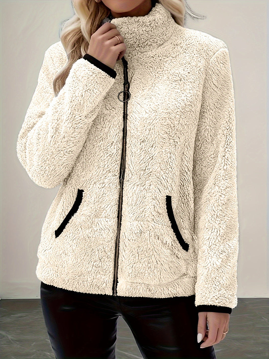 Simone | Koselig Zip-Up Jakke