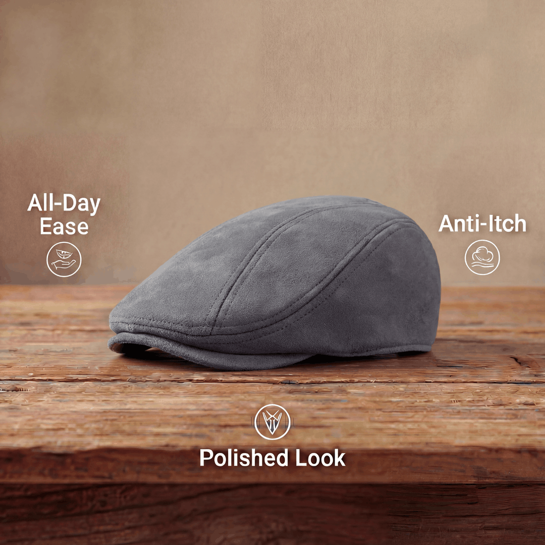 Cesar | Vintage semsket klassisk hatt