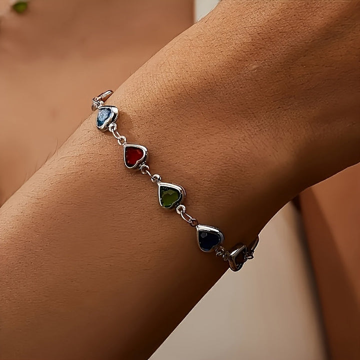Gail | Stilig Flerfarget Hjerteformet Armbånd