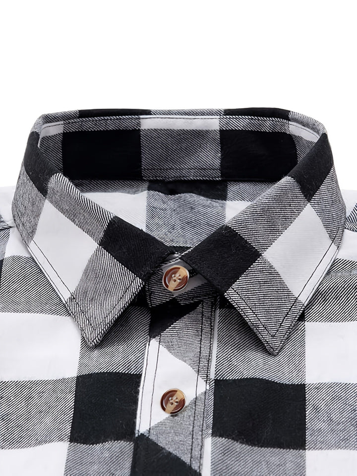 Everly | Casual Buffalo Check Skjorte