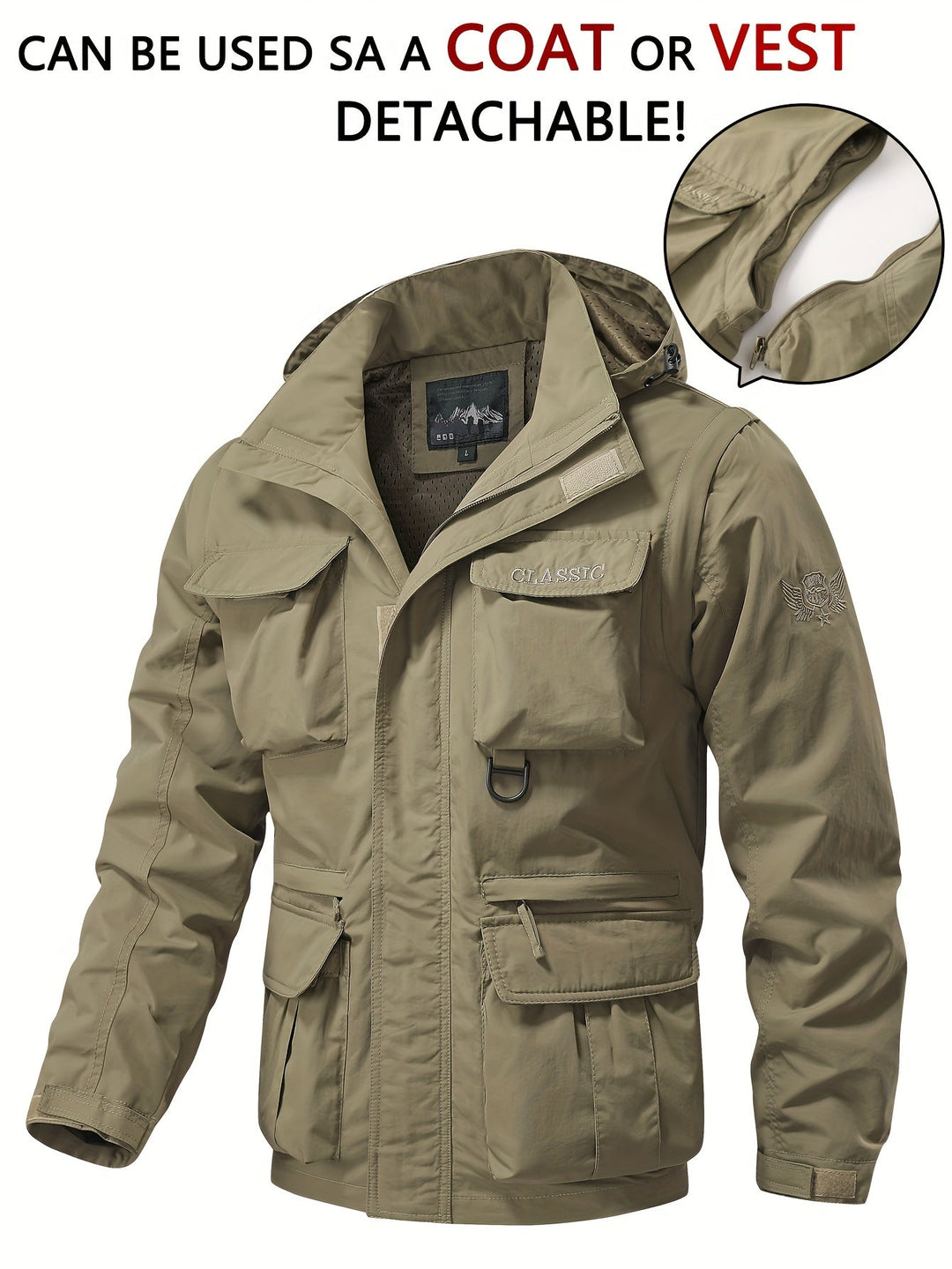 Dexter | Robust Multi-lomme Cargojakke