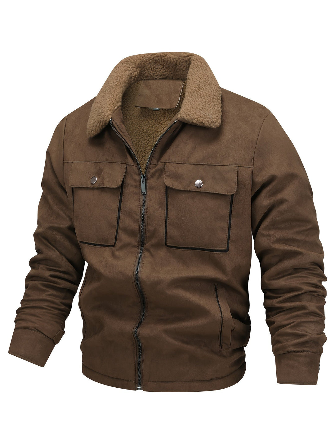Rhys | Fleece Skog Vinterjakke