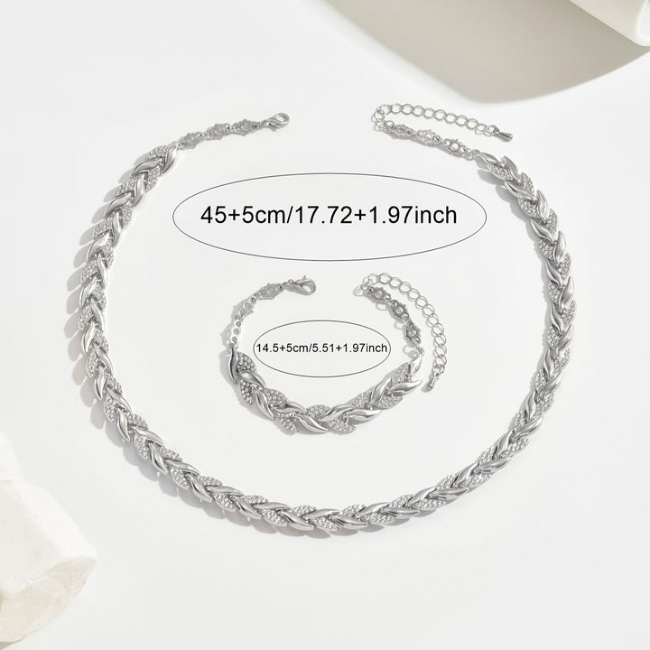 Marlene | Elegant halskjede- og armbåndsett
