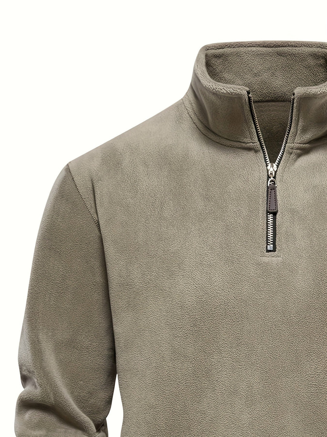Hugo | Pullover med halvlange glidelås og ståkrage
