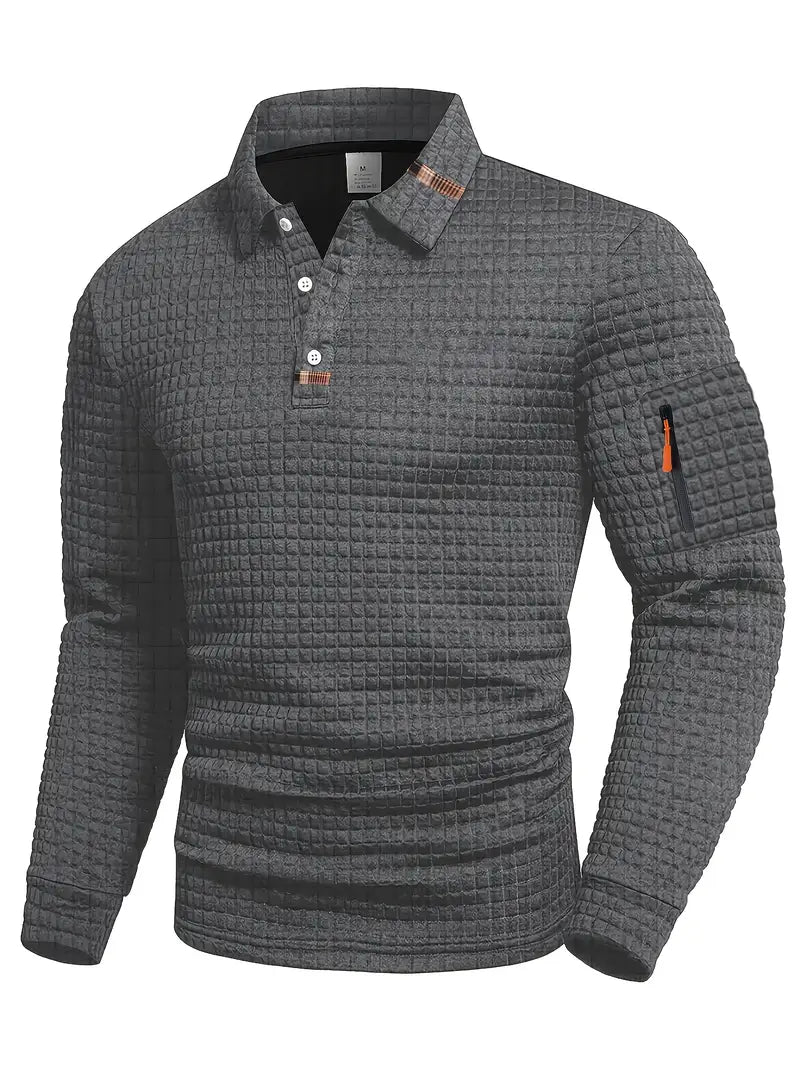 Aaron | Polo skjorte med ermelomme