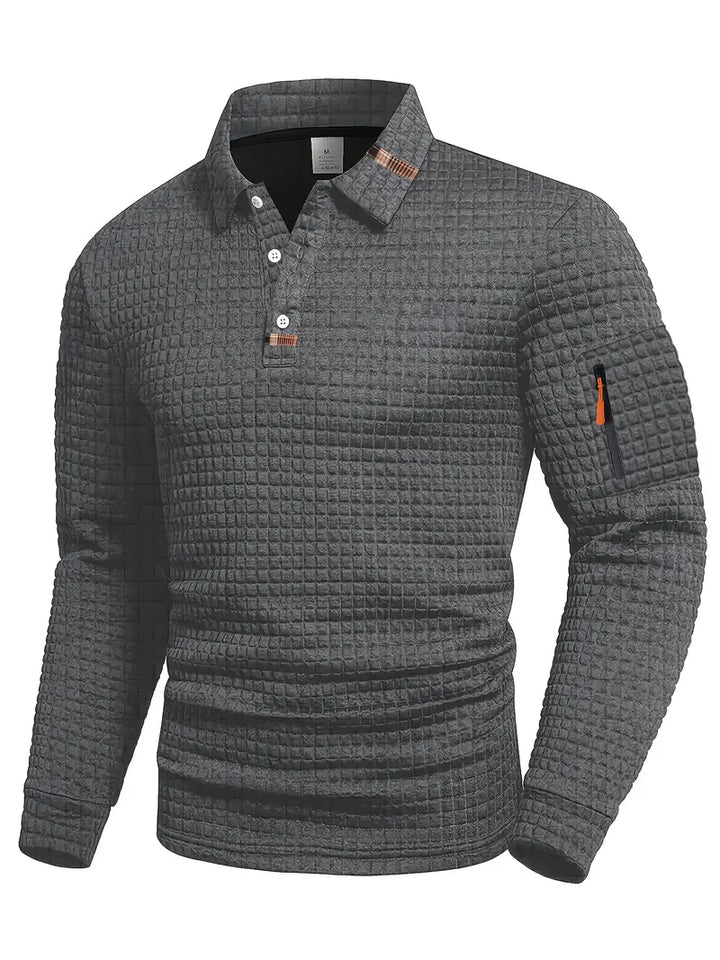 Aaron | Polo skjorte med ermelomme
