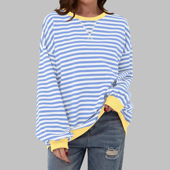 Margaret | Casual langermet stripete genser
