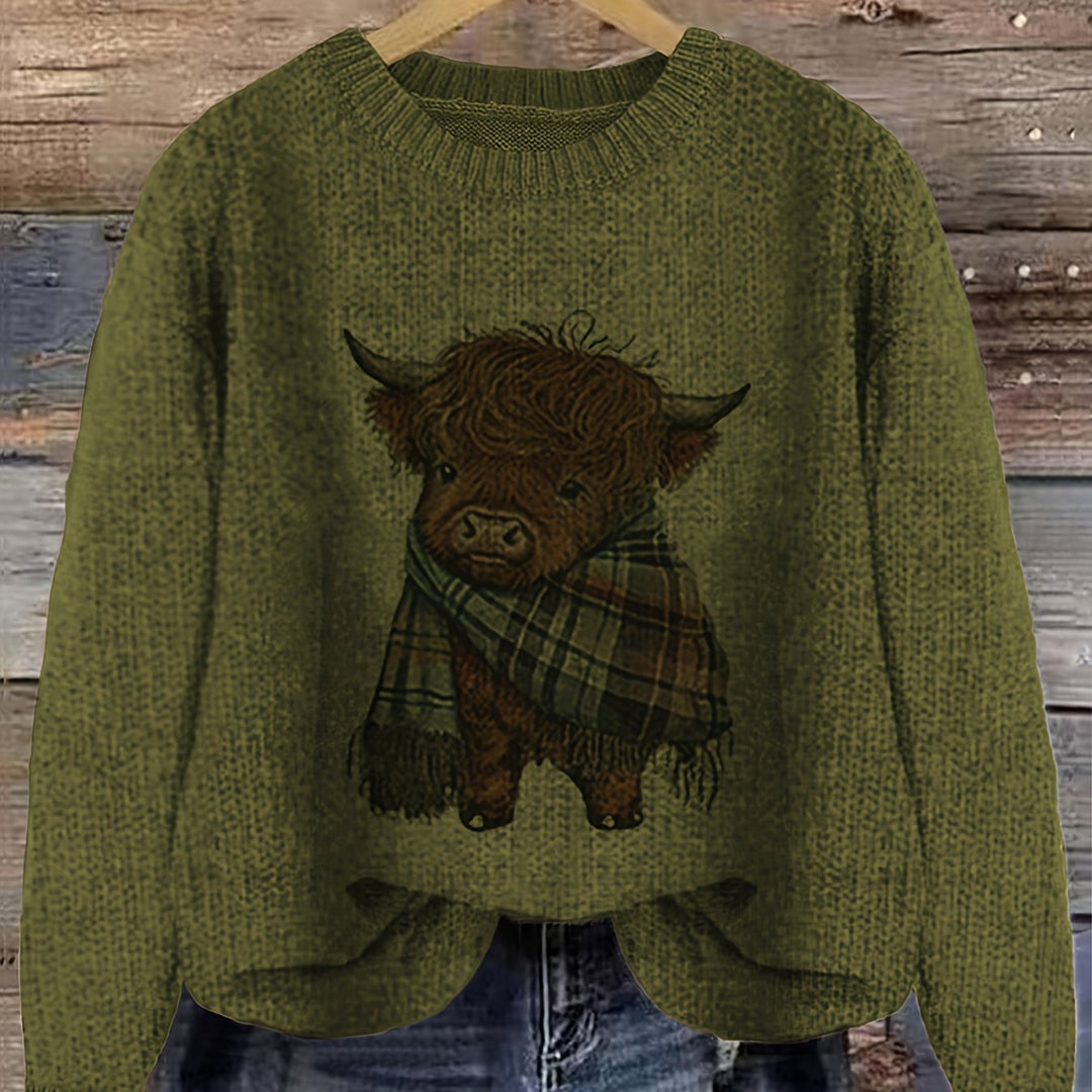 Gretchen Koselig Crewneck Genser