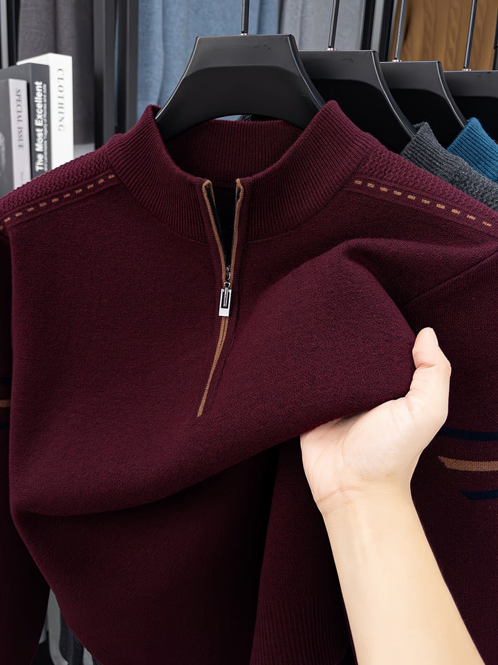 Nathan Half-Zip Genser med Høy Hals