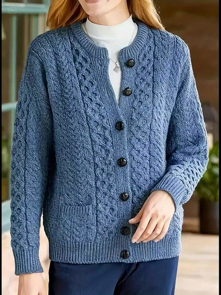 Fern | Strukturert knappet cardigan