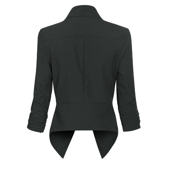Penelope | Åpen front drapert blazer