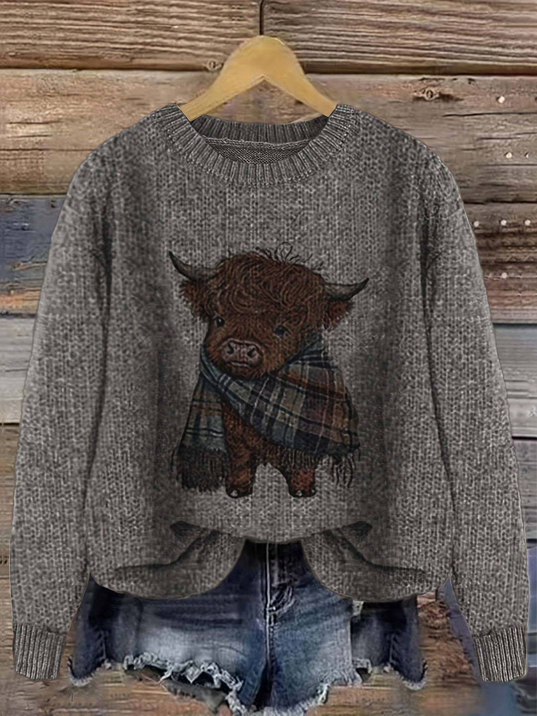Gretchen Koselig Crewneck Genser