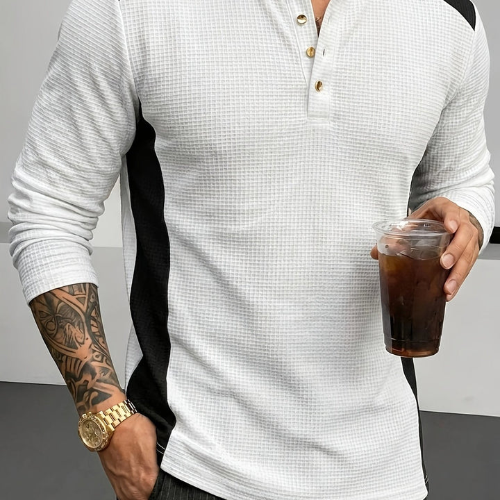 Curtis | Strukturert Langermet Henley