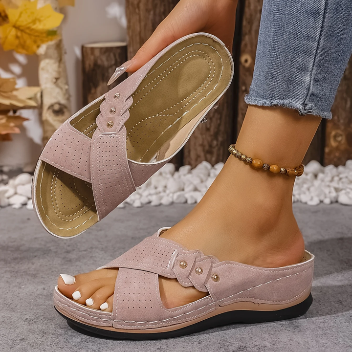 Charlotte | Premium Ortopedisk Kilesandal