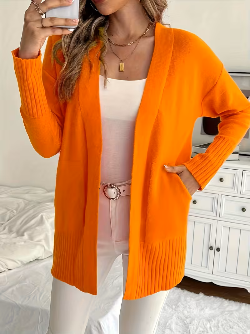 Deanna | Casual Cardigan med åpen front