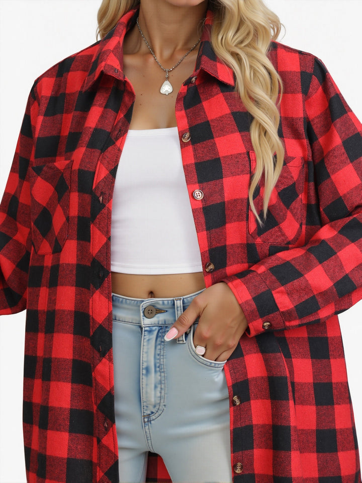 Everly | Casual Buffalo Check Skjorte