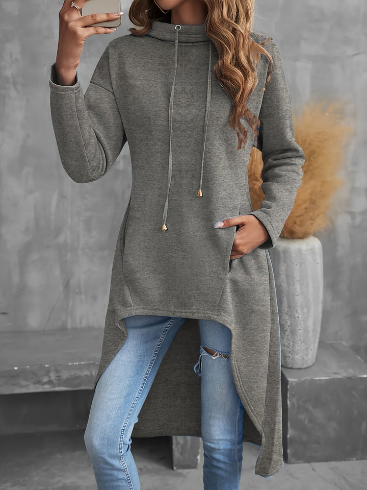 Tabitha | Høy-Lav Snorhettegenser