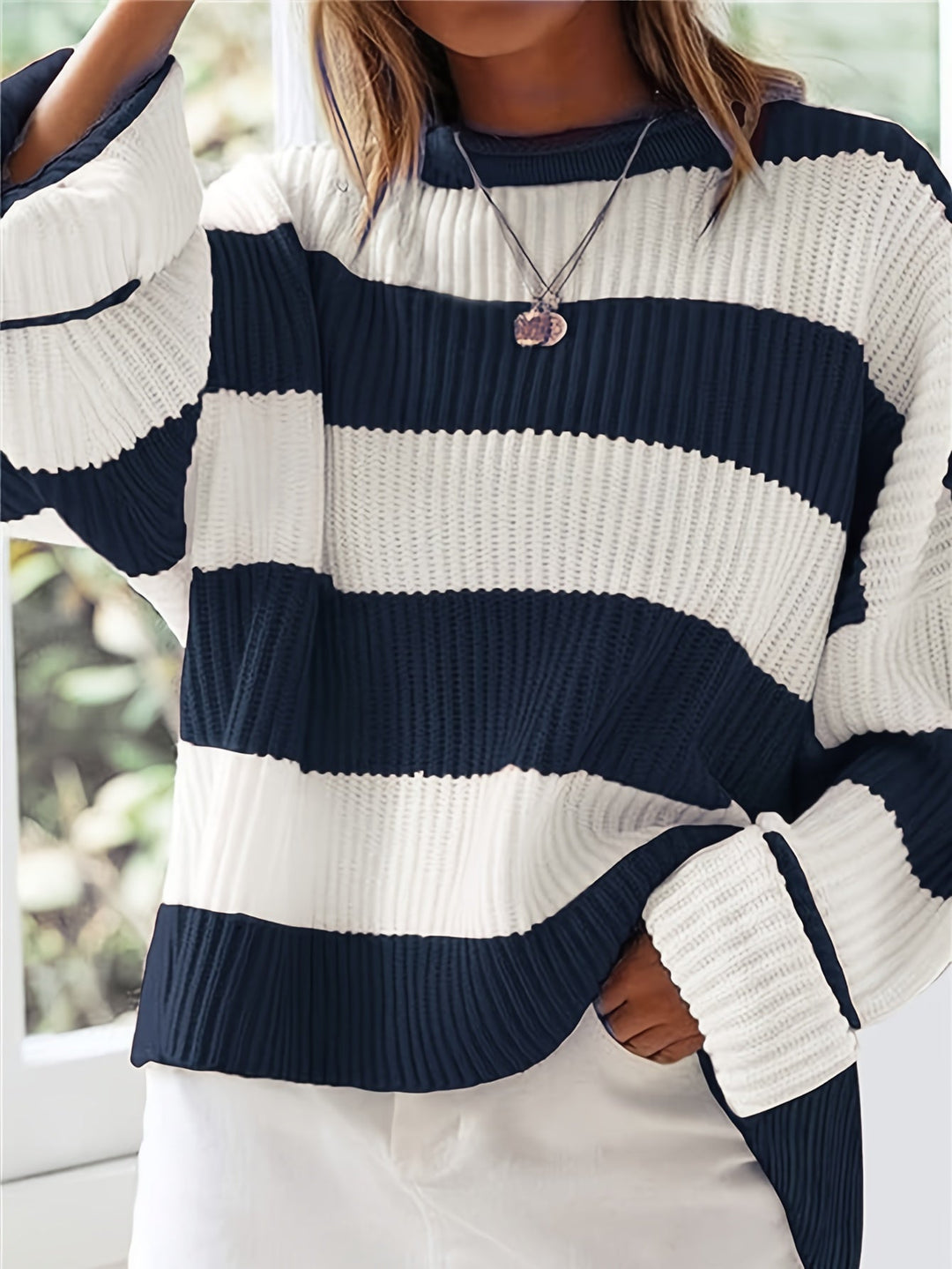 Ivy | Casual genser med fargeblokkering