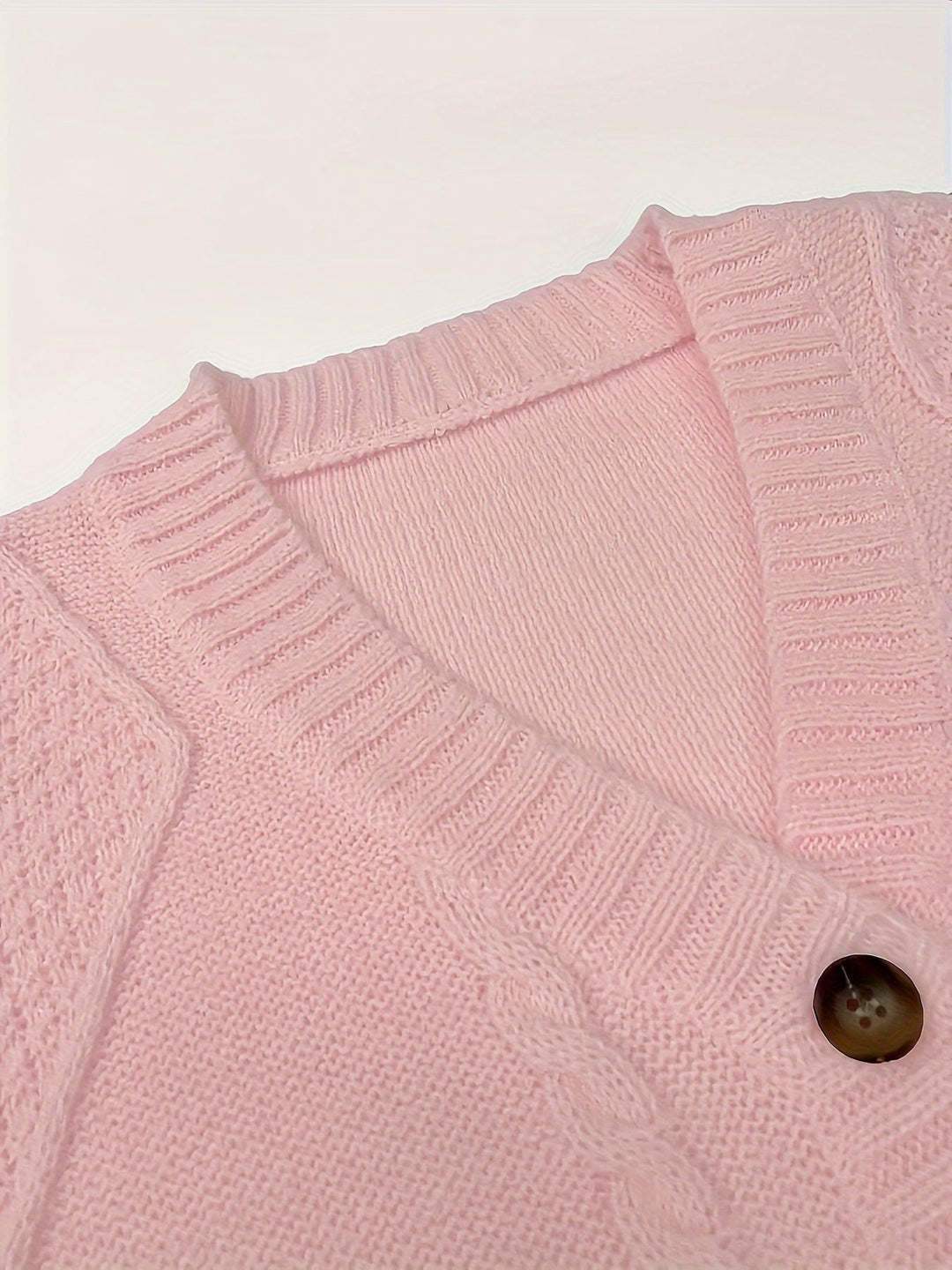 Lucinda | Koselig kabelstrikket knappet cardigan