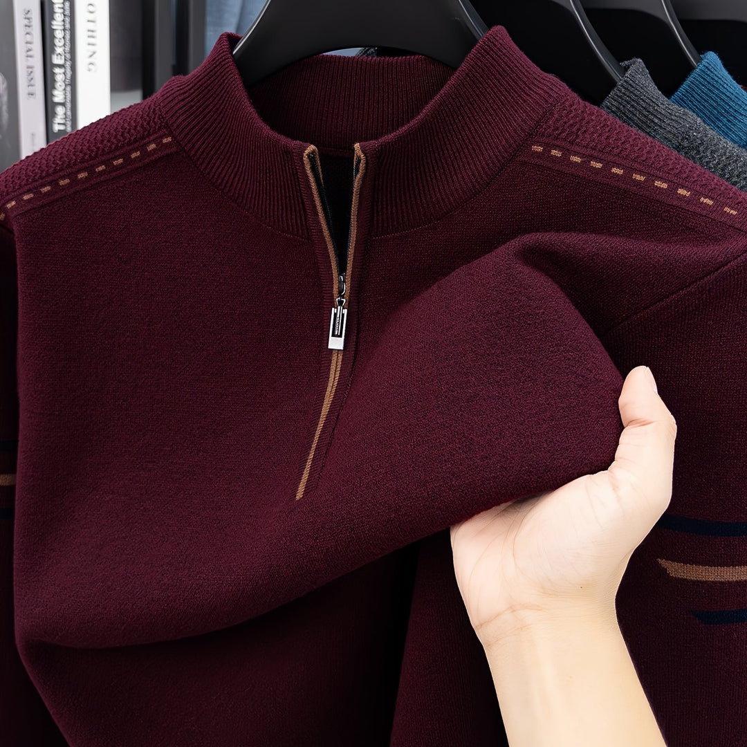 Nathan Half-Zip Genser med Høy Hals