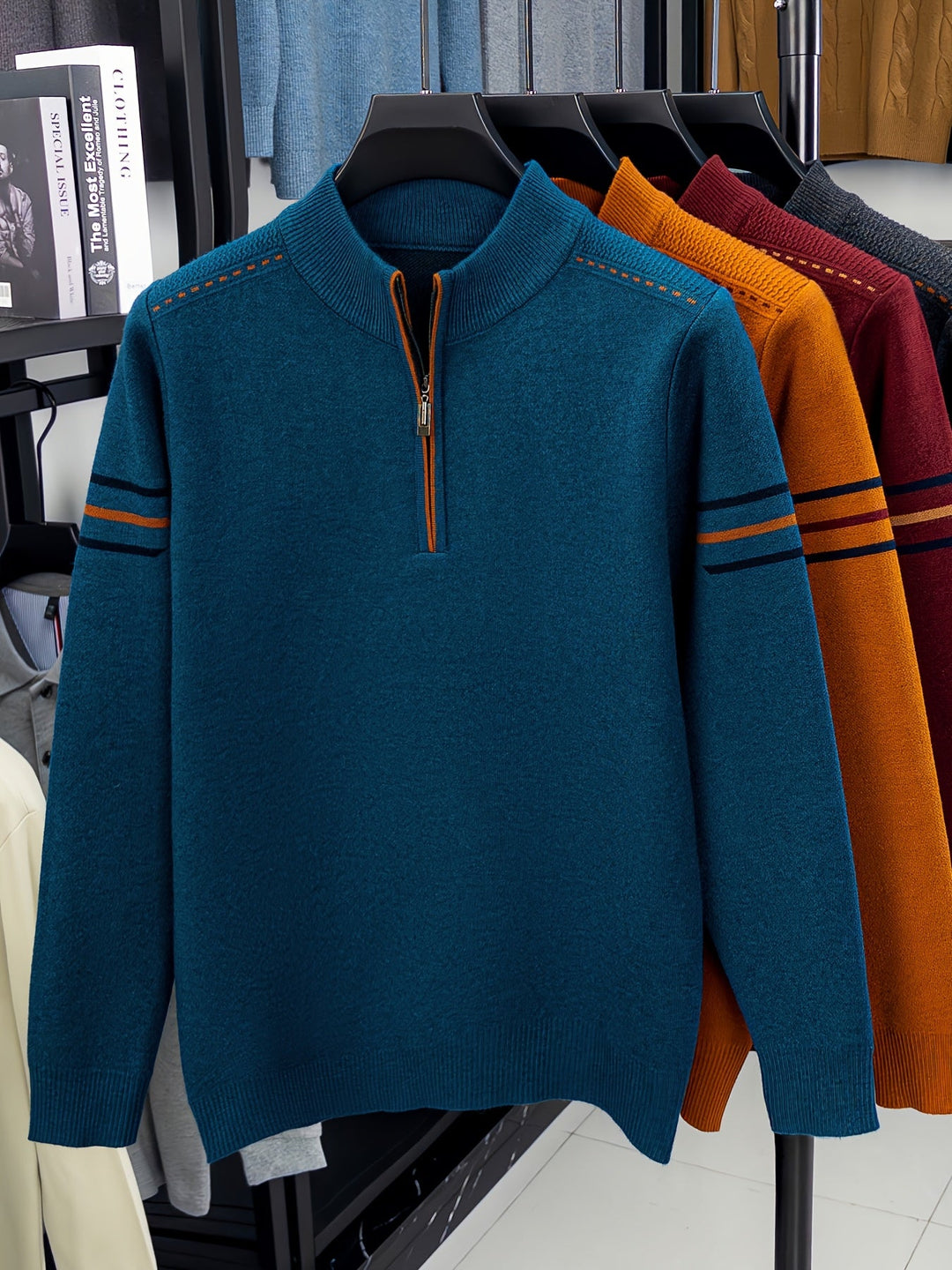 Nathan Half-Zip Genser med Høy Hals