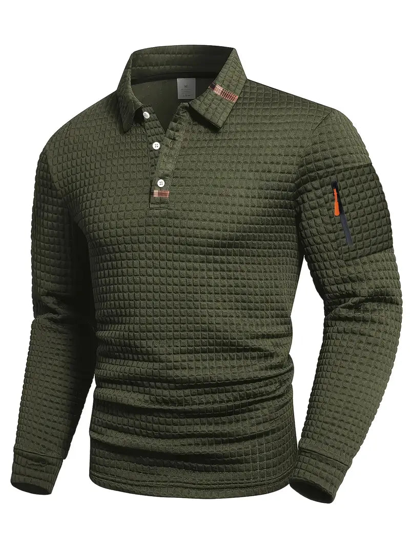 Aaron | Polo skjorte med ermelomme