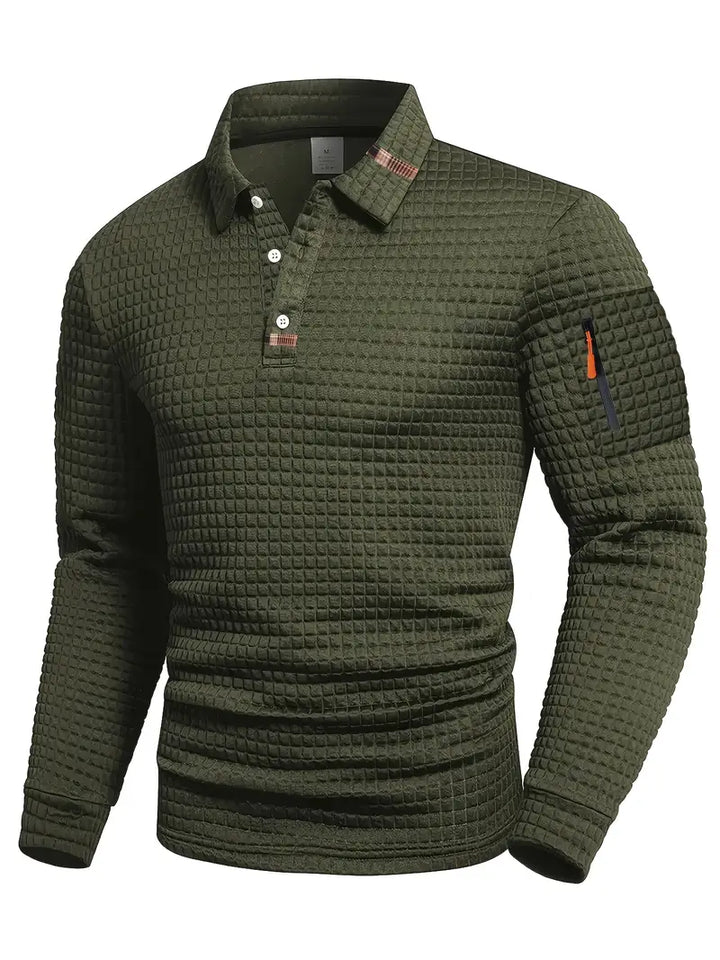 Aaron | Polo skjorte med ermelomme