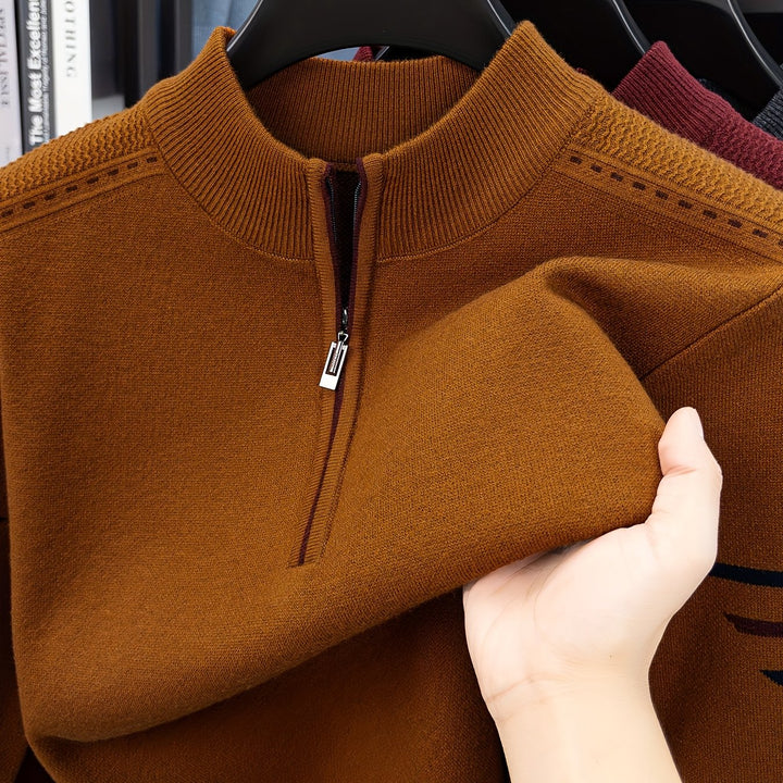 Nathan Half-Zip Genser med Høy Hals