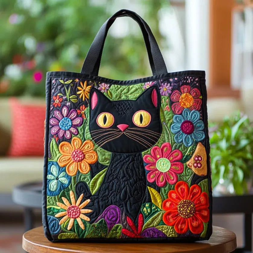 Martha | Stilig Blomstret Kattekunst Handlenett