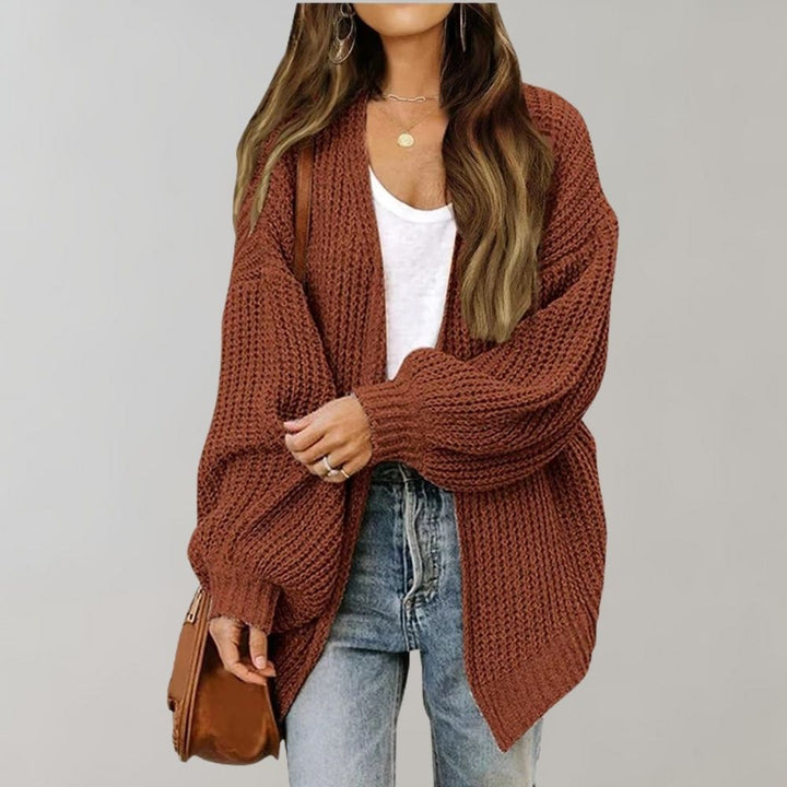 Isla | Casual Cardigan med Åpen Front