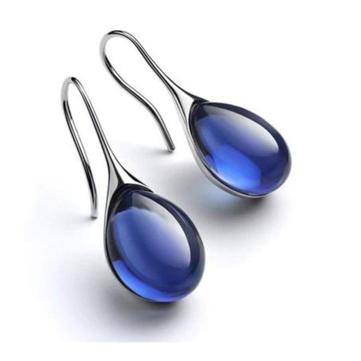 Paula | Stilfulle hengende krystallearrings