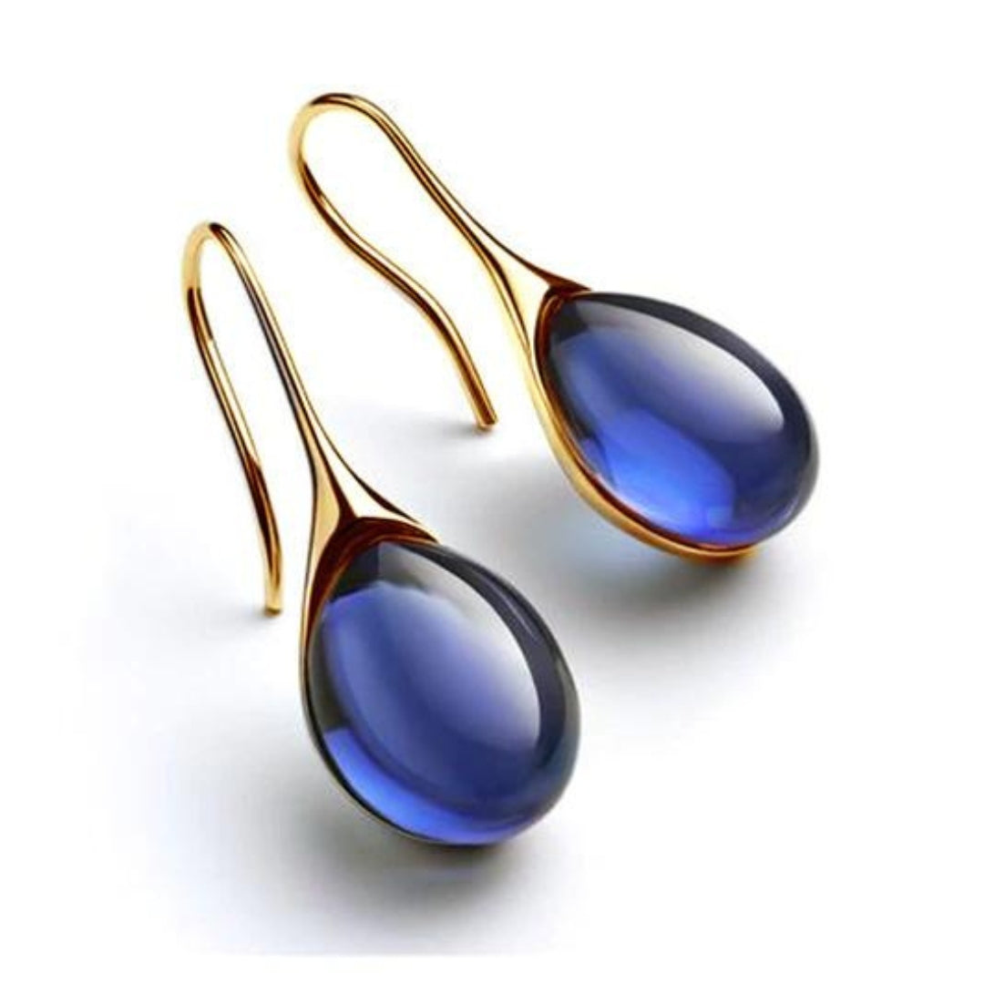 Paula | Stilfulle hengende krystallearrings