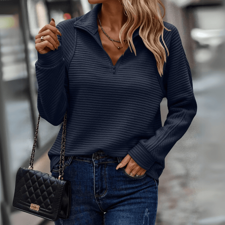 Gillian | Ribbet Half-Zip Genser