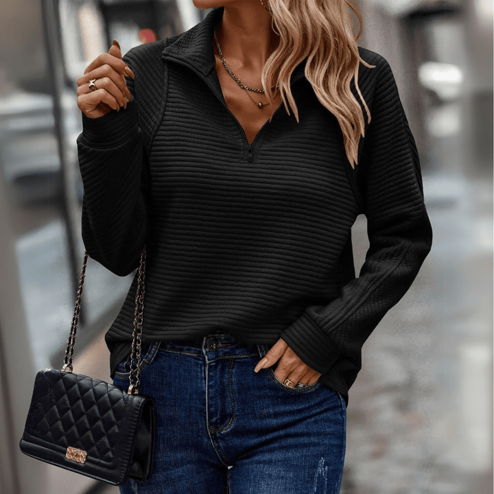 Gillian | Ribbet Half-Zip Genser