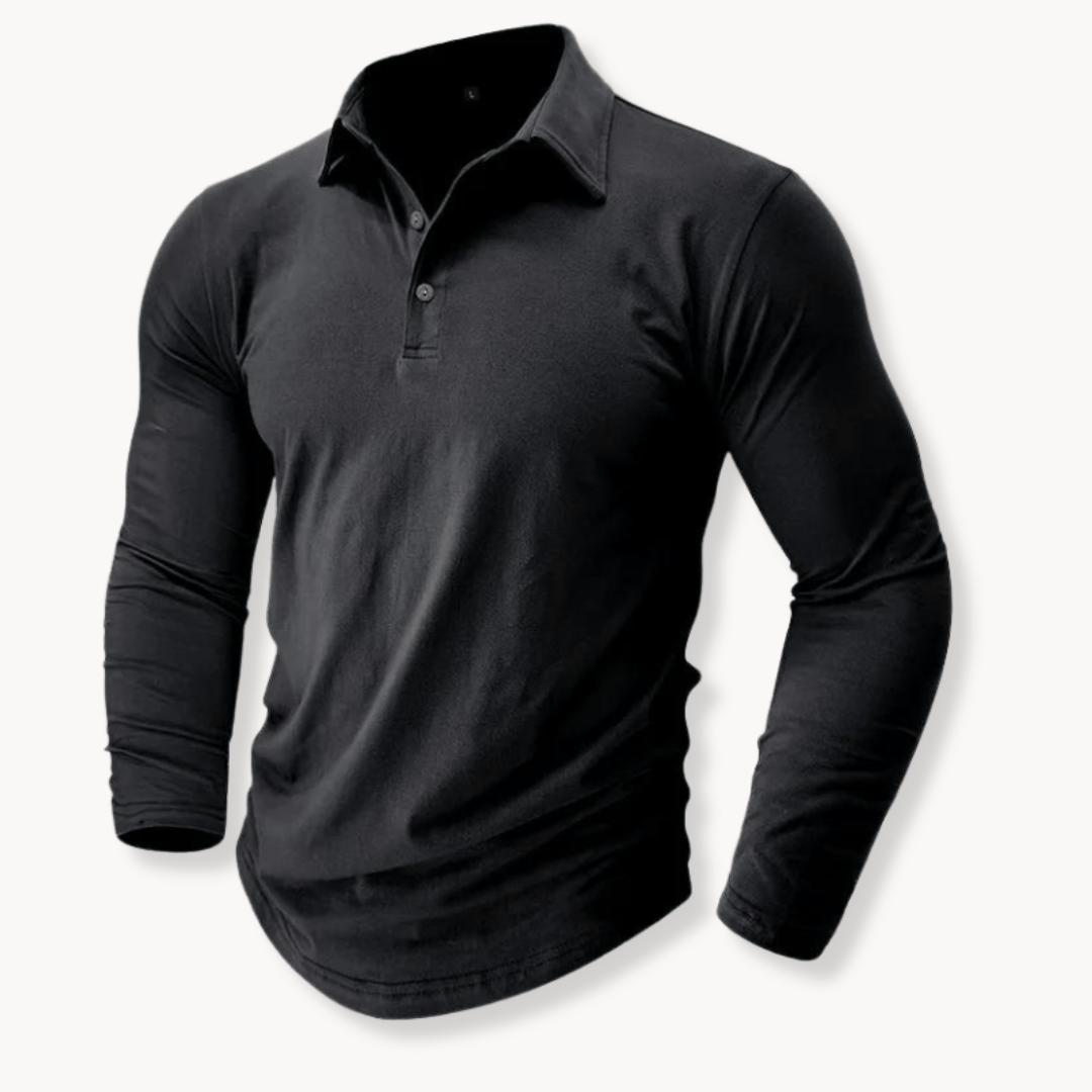 Andrei | Casual langermet poloshorte med krage