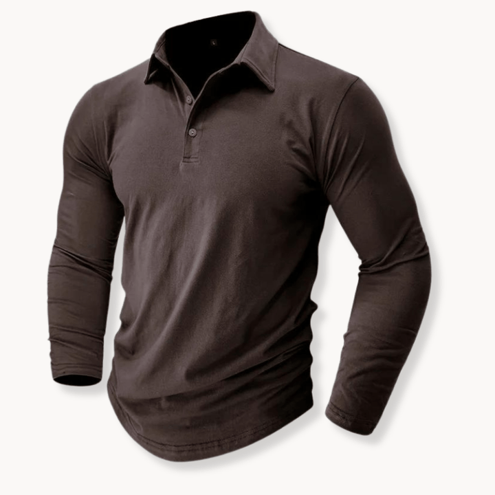 Andrei | Casual langermet poloshorte med krage