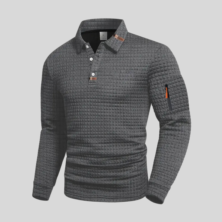 Aaron | Polo skjorte med ermelomme