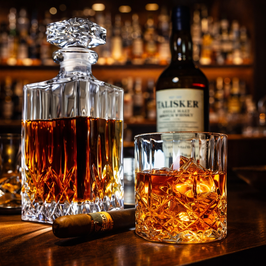 Shane | Whiskeyflaskesett med flaske og glass