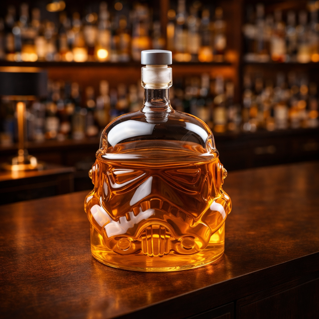 Darren | Whiskeyflaske Sett Flaske og Glass