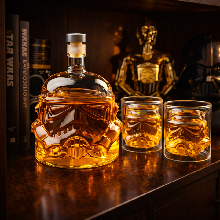 Darren | Whiskeyflaske Sett Flaske og Glass