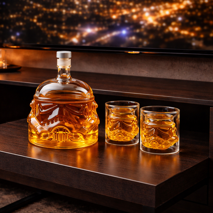 Darren | Whiskeyflaske Sett Flaske og Glass