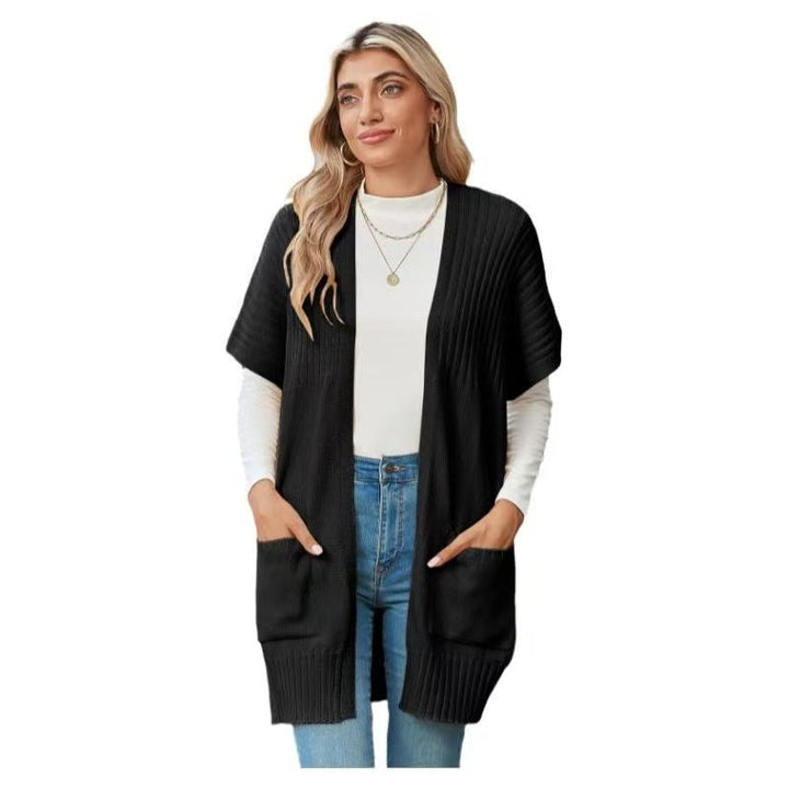 Carinna | Lett åpen-front strikket cardigan