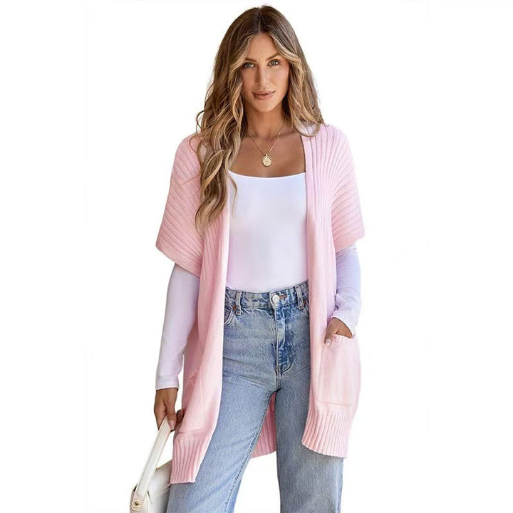 Carinna | Lett åpen-front strikket cardigan