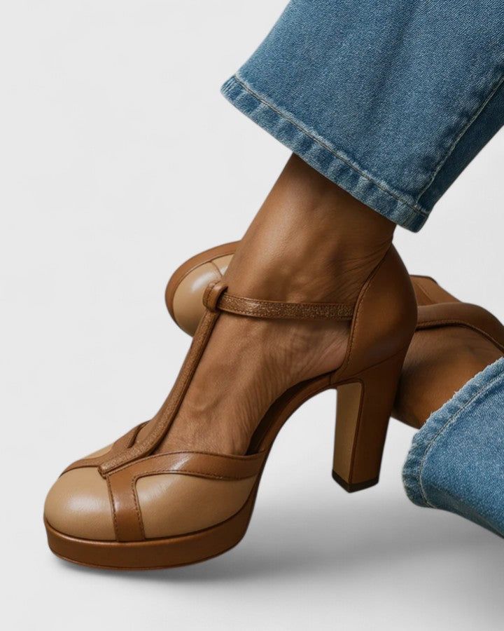 Nadia | Sofistikerte Retro Lukket Tå Hæler