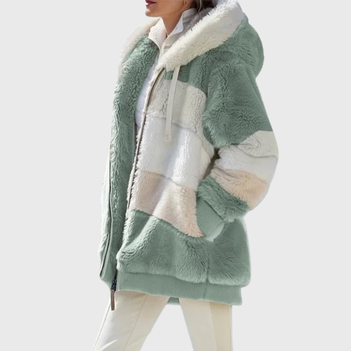 Sofia | Elegant flerfarget varm dunjakke