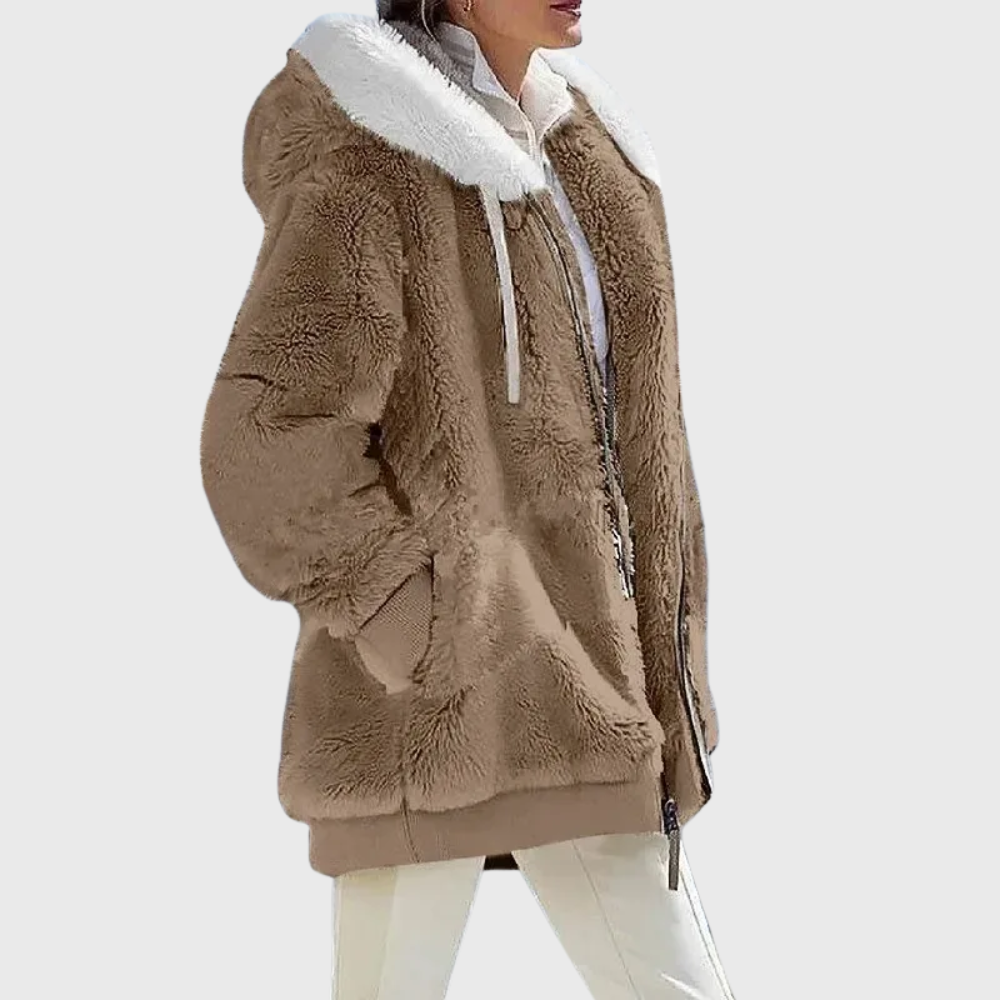 Sofia | Elegant flerfarget varm dunjakke