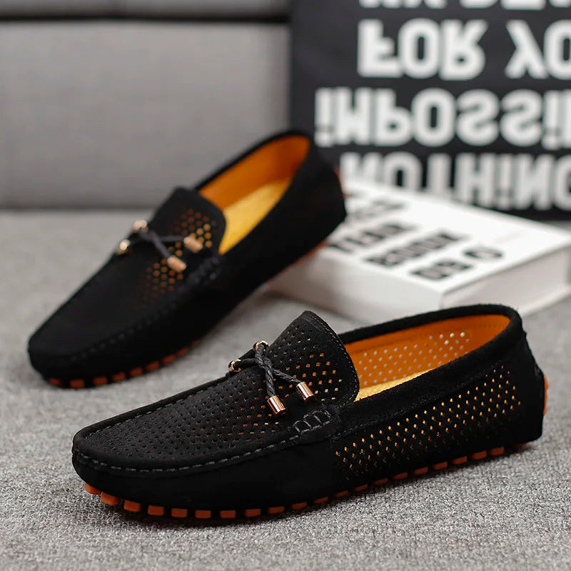 Owen | Klassiske pustende snøresko loafers