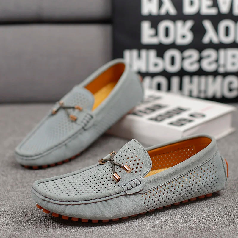 Owen | Klassiske pustende snøresko loafers