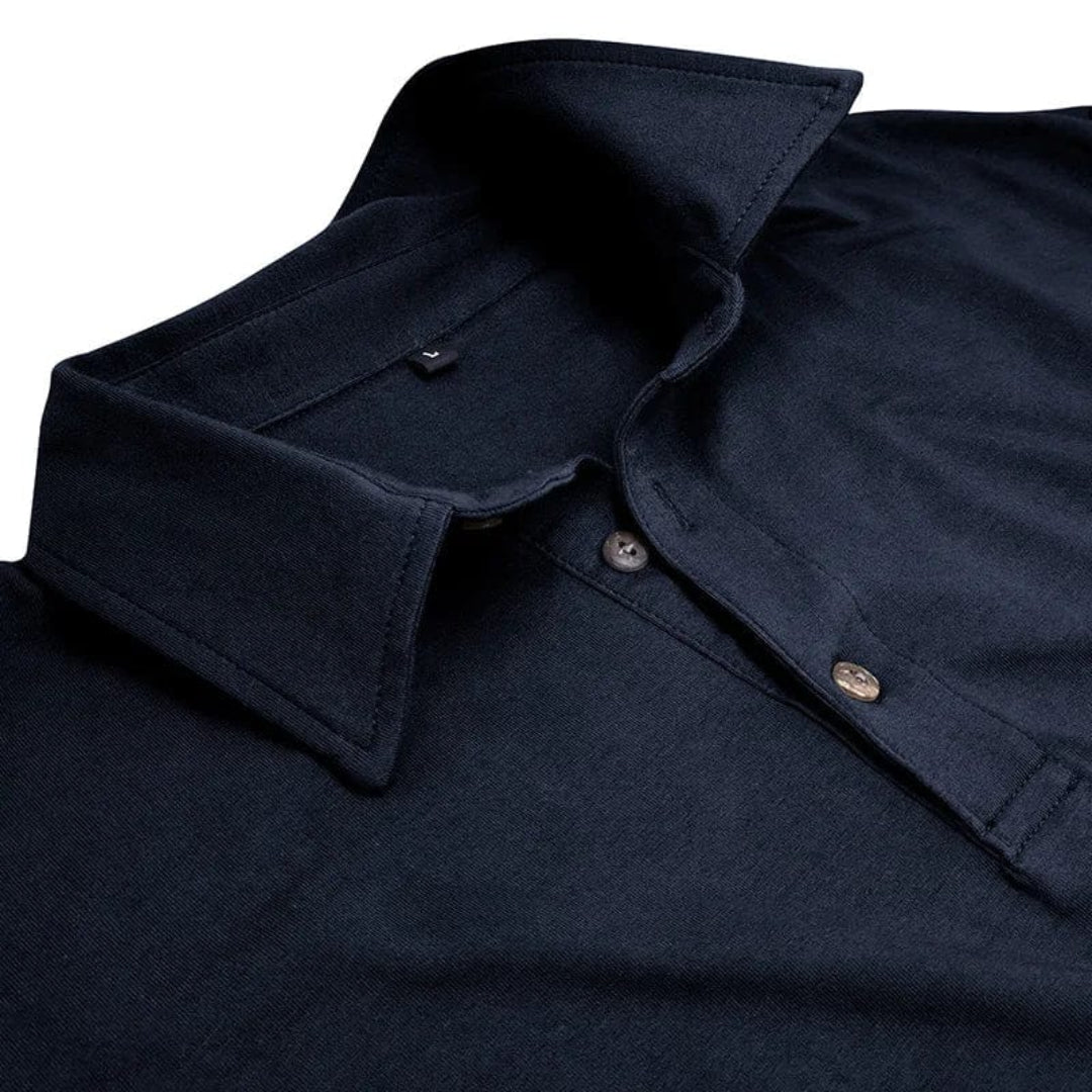 Andrei | Casual langermet poloshorte med krage