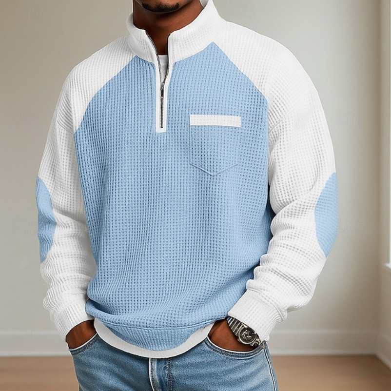 Nathan | Hverdags Half-Zip Genser